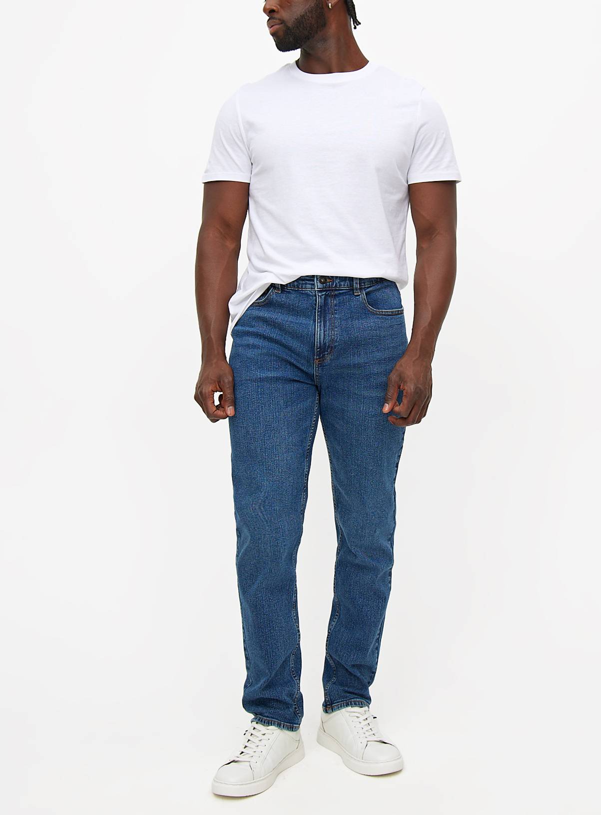 Everyday Mid Washed Denim Slim Fit Jeans  42S - Image 1